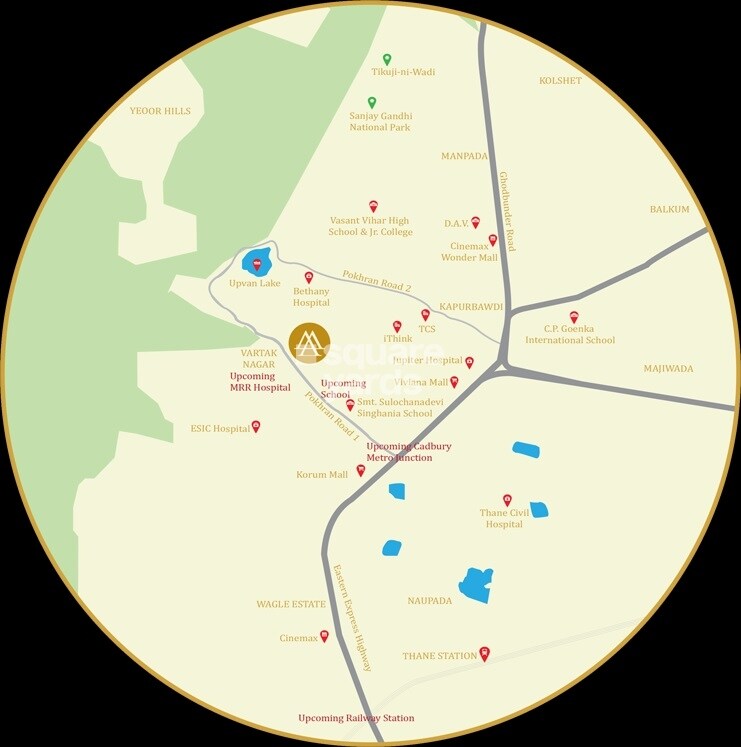 Ashar Metro Towers Location Image