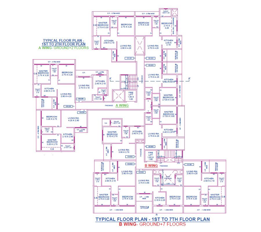 Aspire Sakhi Residency Floor Plans