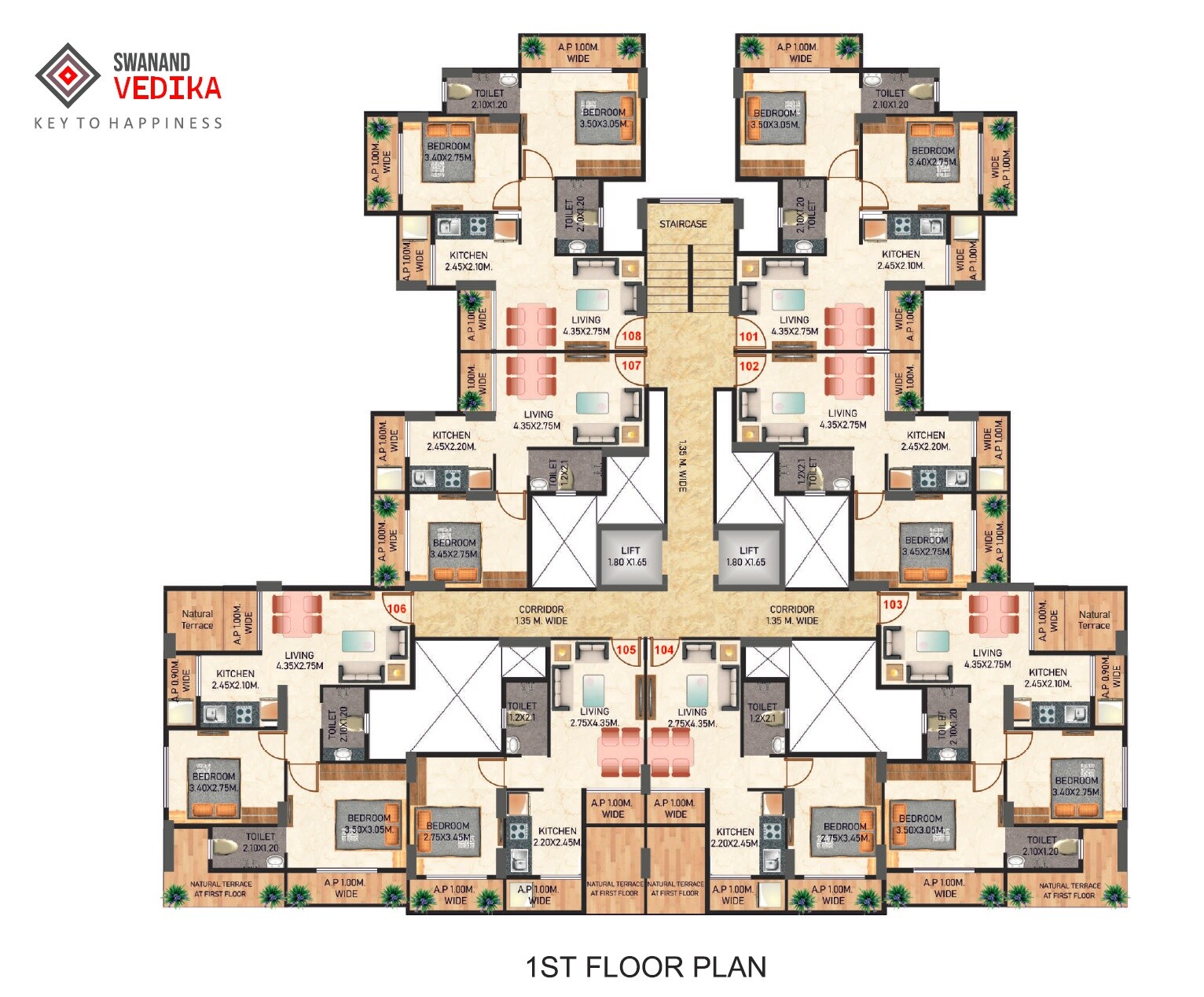 Atharv Swanand Vedika Floor Plans