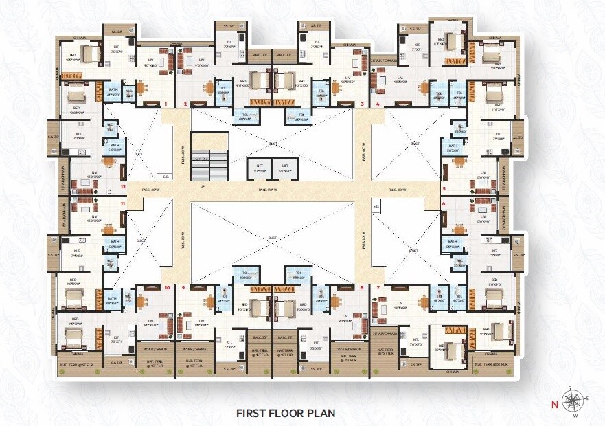 Atree Krishna Dham Floor Plans