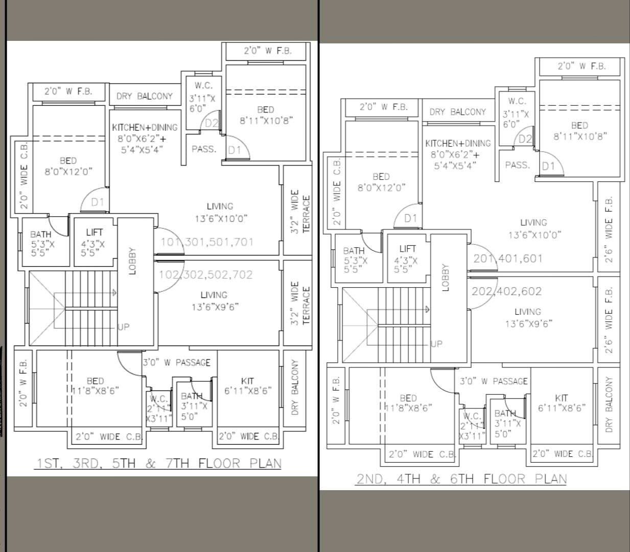 Avighna Krupa Floor Plans