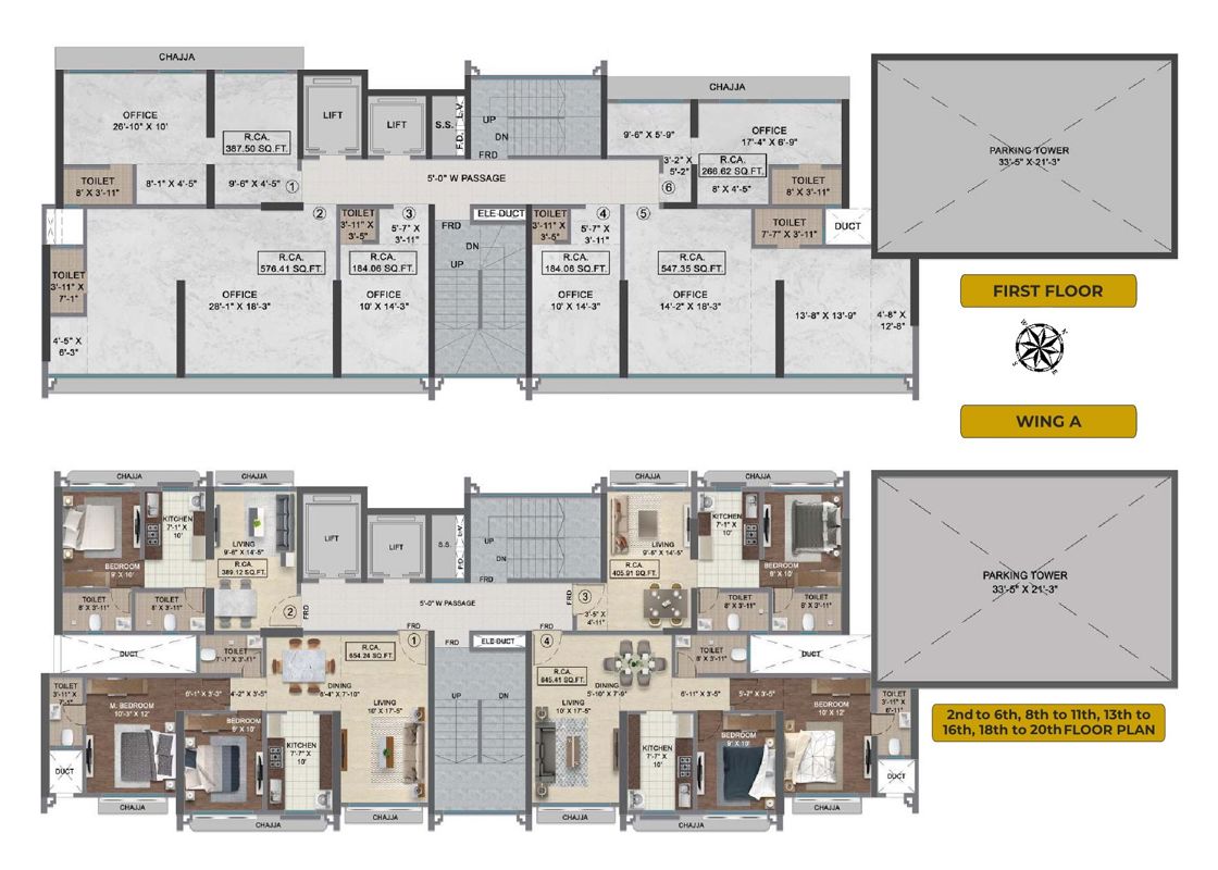 Bageshree Teertha Heights Floor Plans
