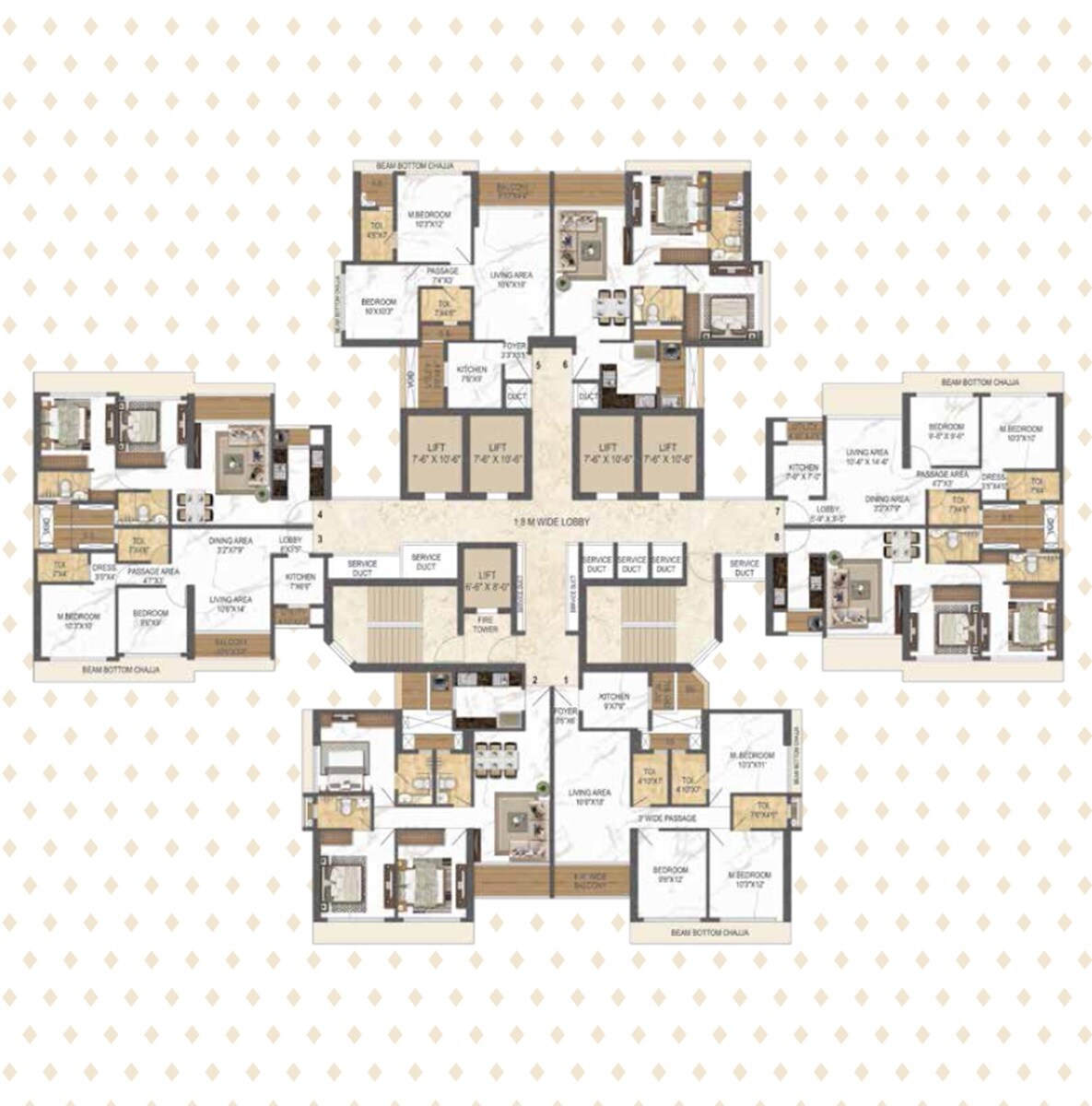 Balaji Aqua Floor Plans