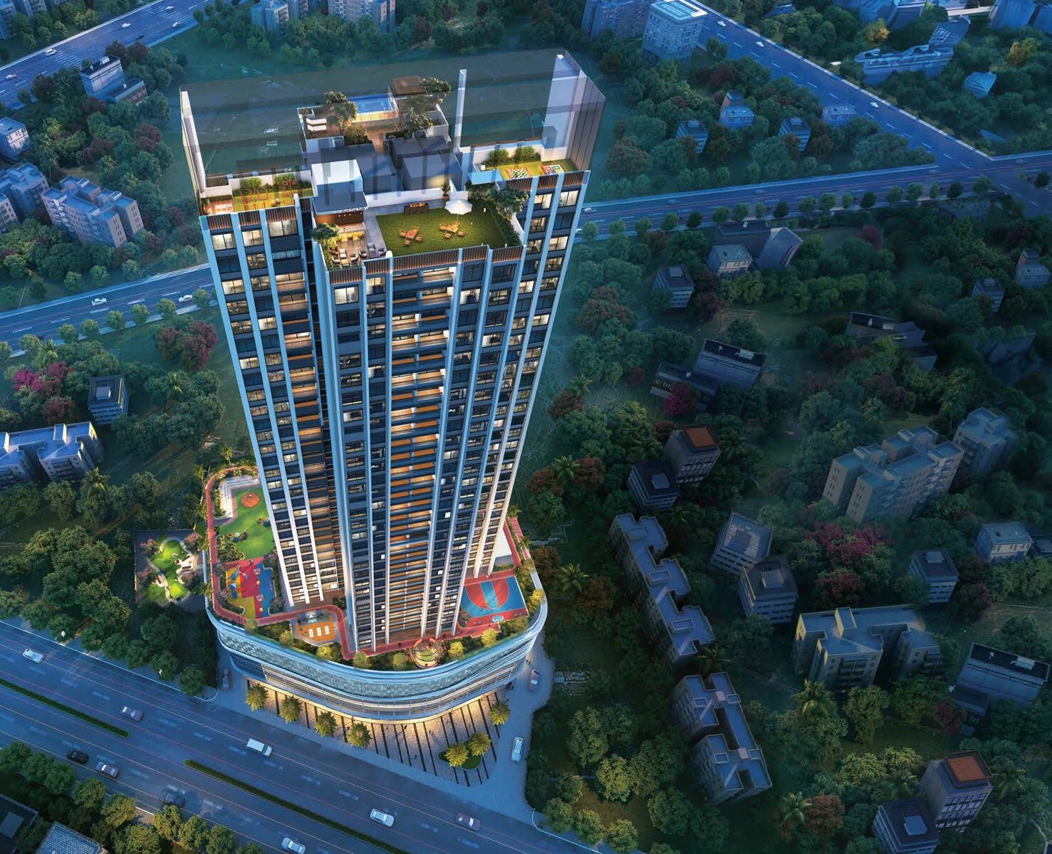 Balaji Aqua Tower View