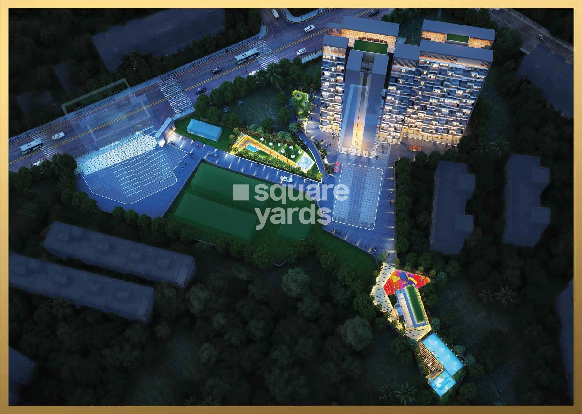 Balaji Exotica Tower View