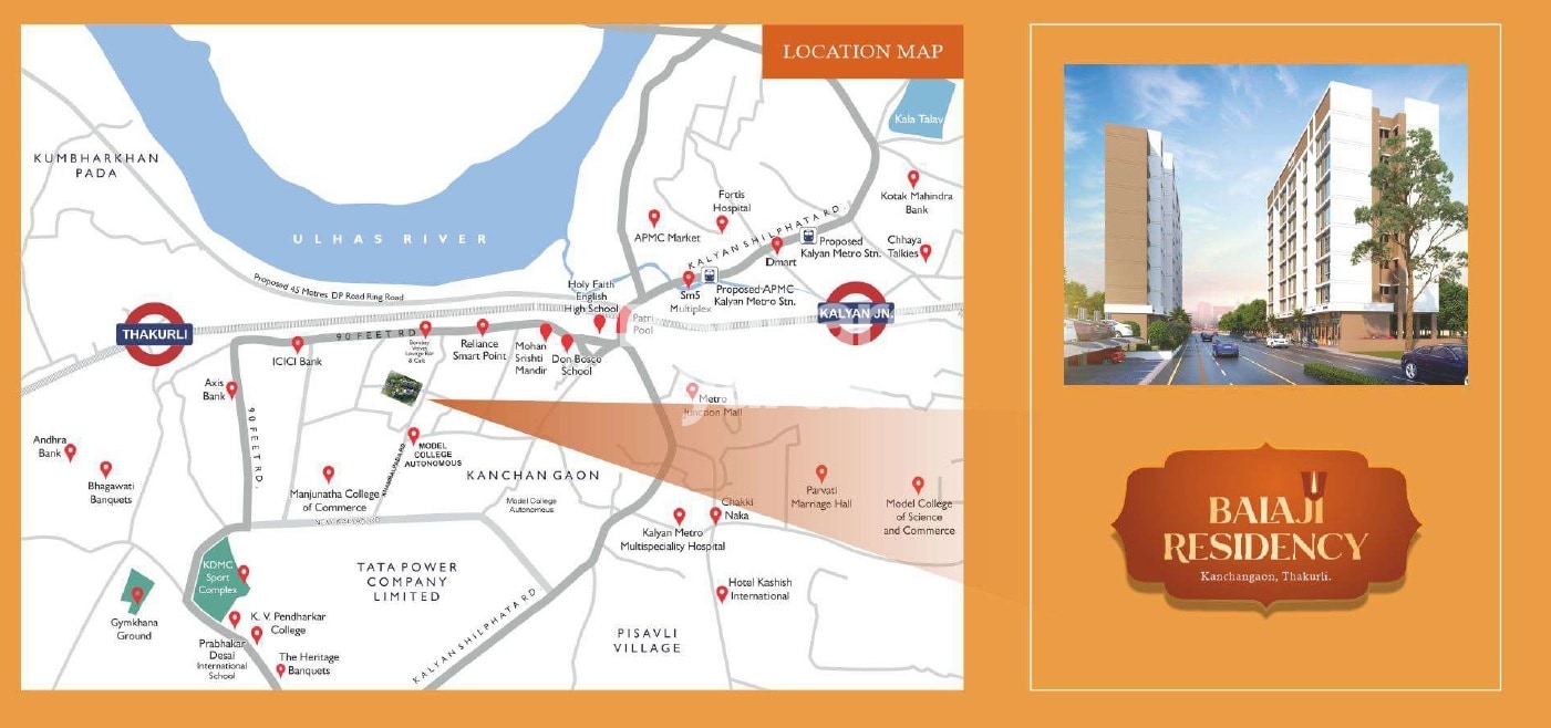 Balaji Residency Dombivli Location Image
