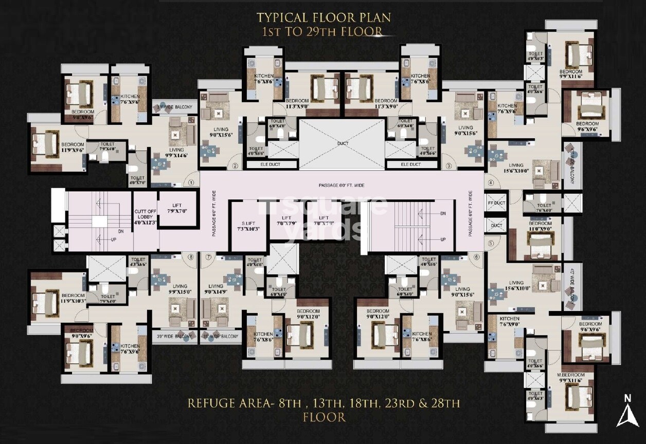 Balaji Residency Thakurli Floor Plans 1