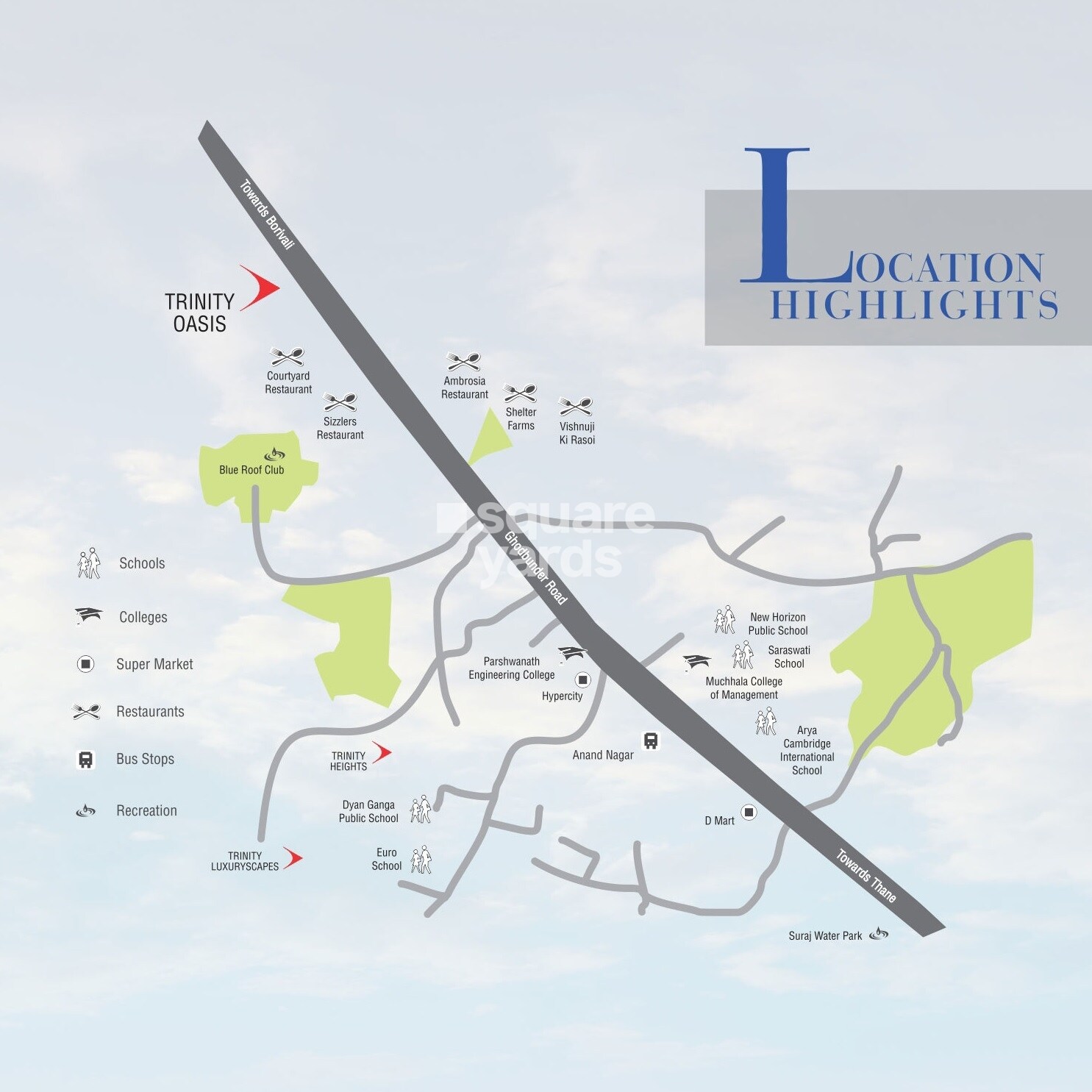 Balaji Trinity Oasis Location Image