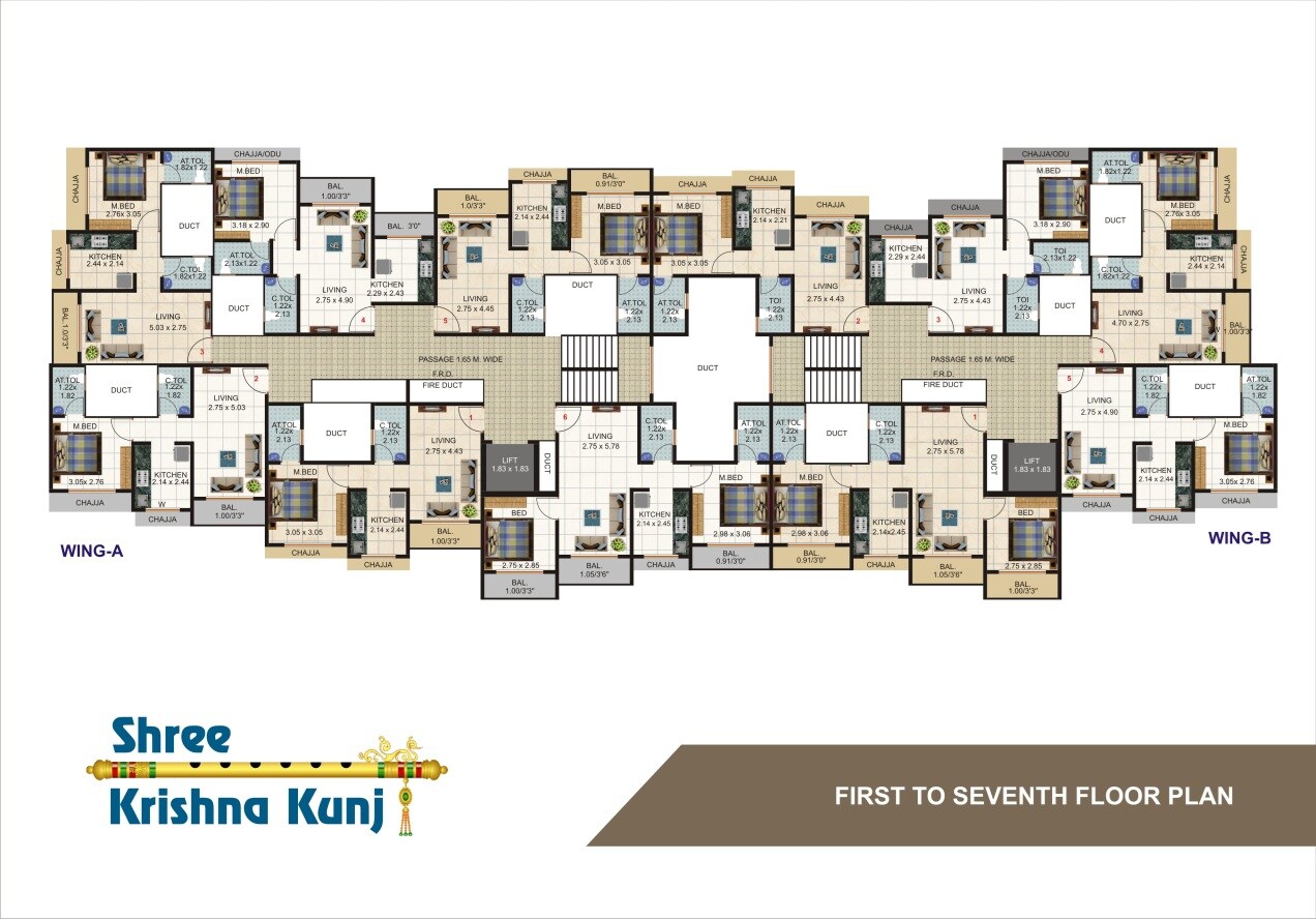 Bhagwati Shree Krushna Kunj Floor Plans