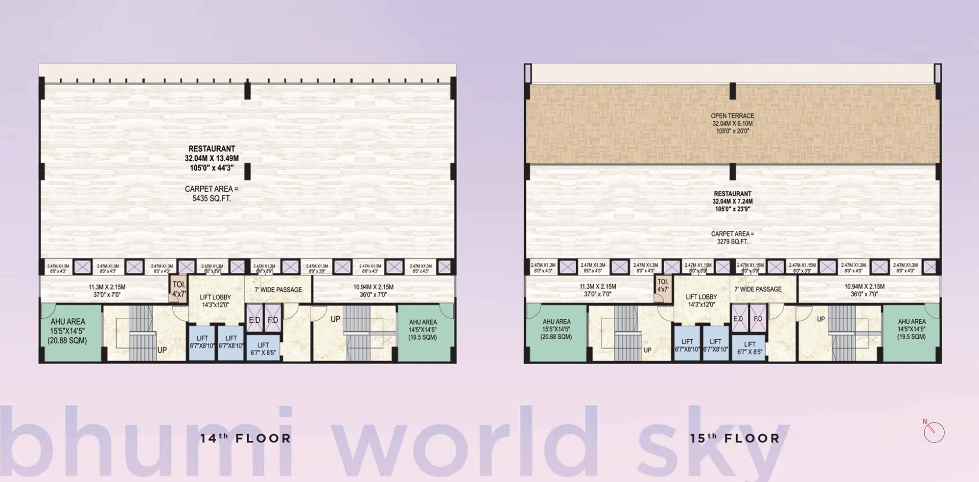 Bhumi World Sky Floor Plans 2