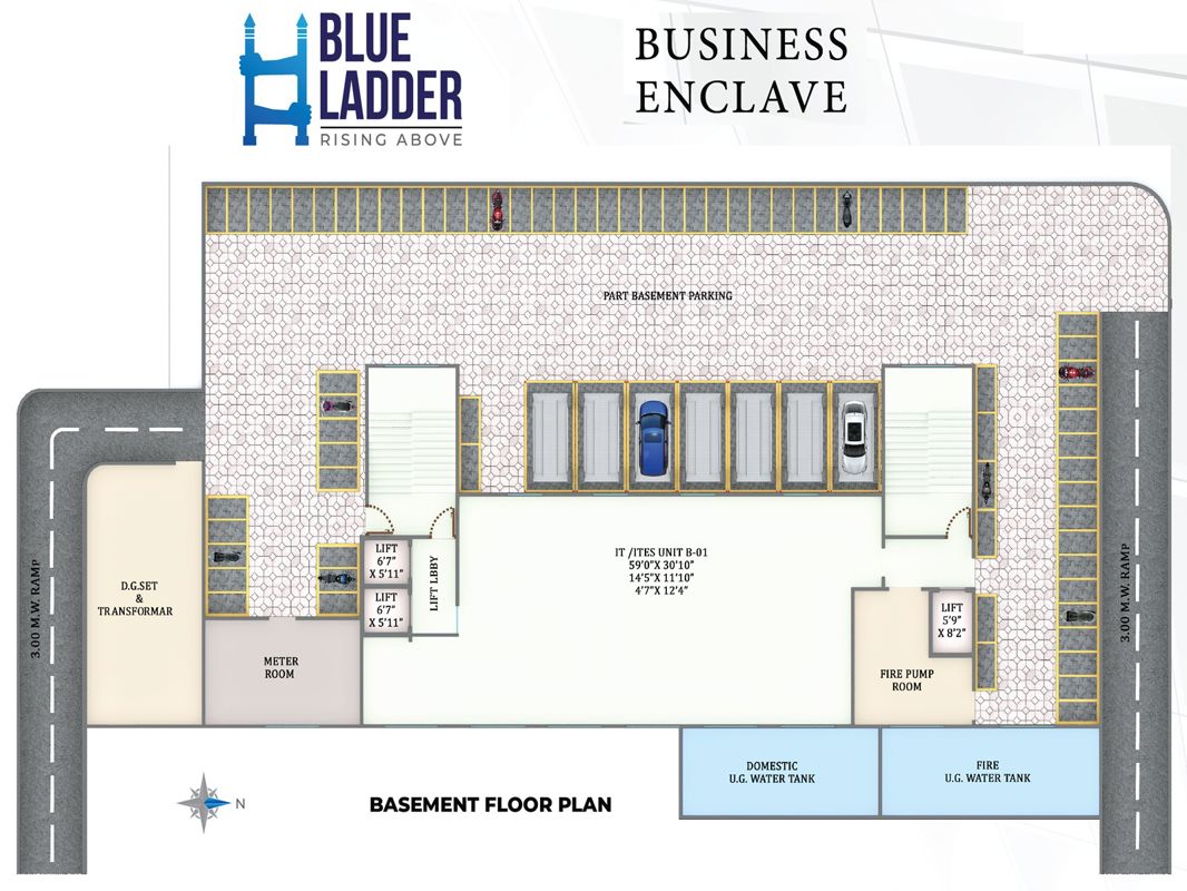 Blue Ladder Business Enclave Floor Plans 1