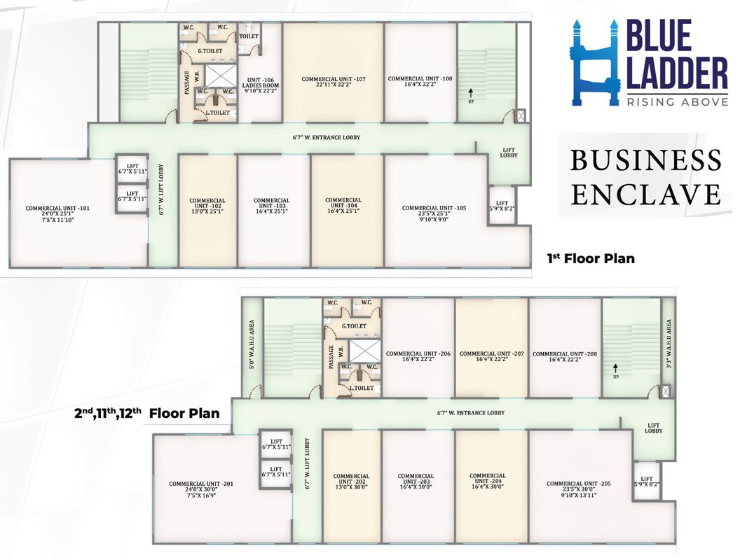 Blue Ladder Business Enclave Floor Plans 3