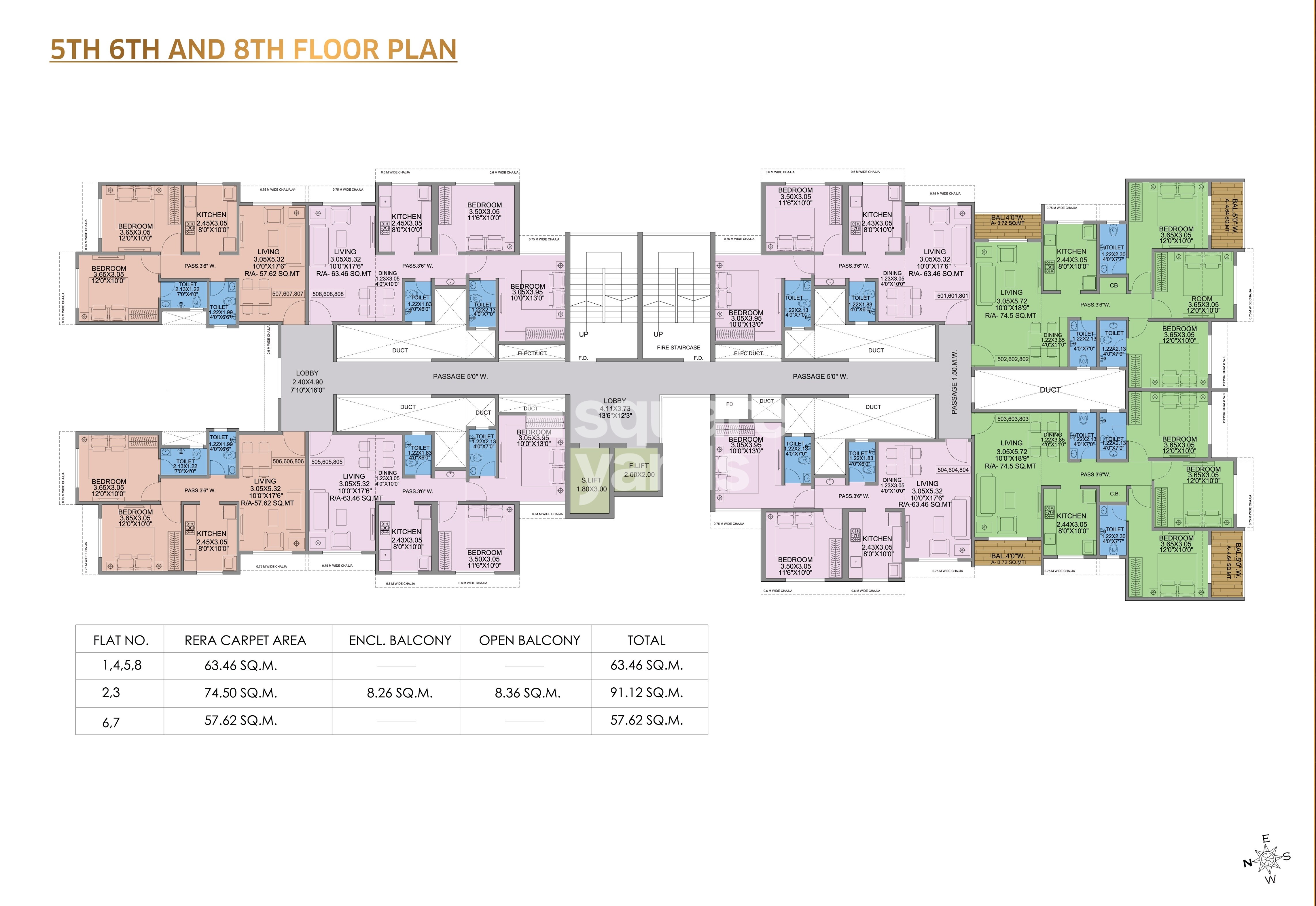 Built Heena Ashish Floor Plans