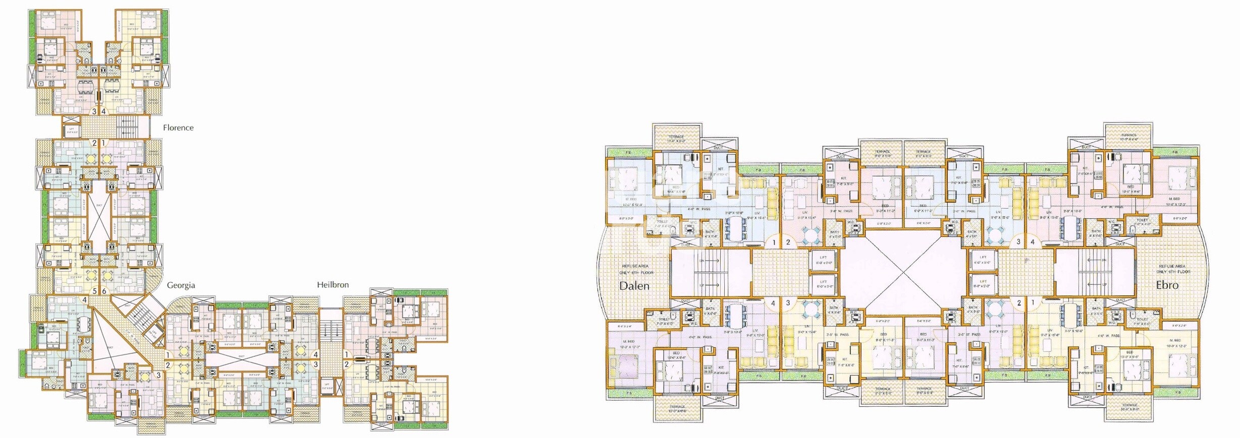 Charms City Floor Plans