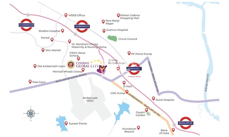 Charms Global City Location Image