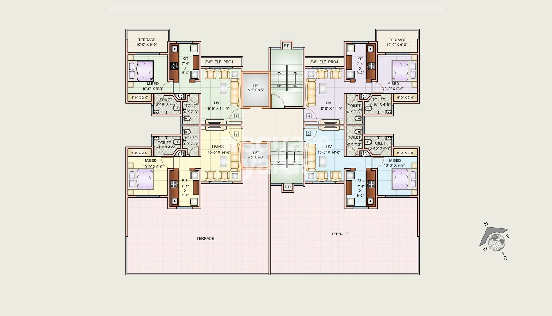 Charms Heights Floor Plans