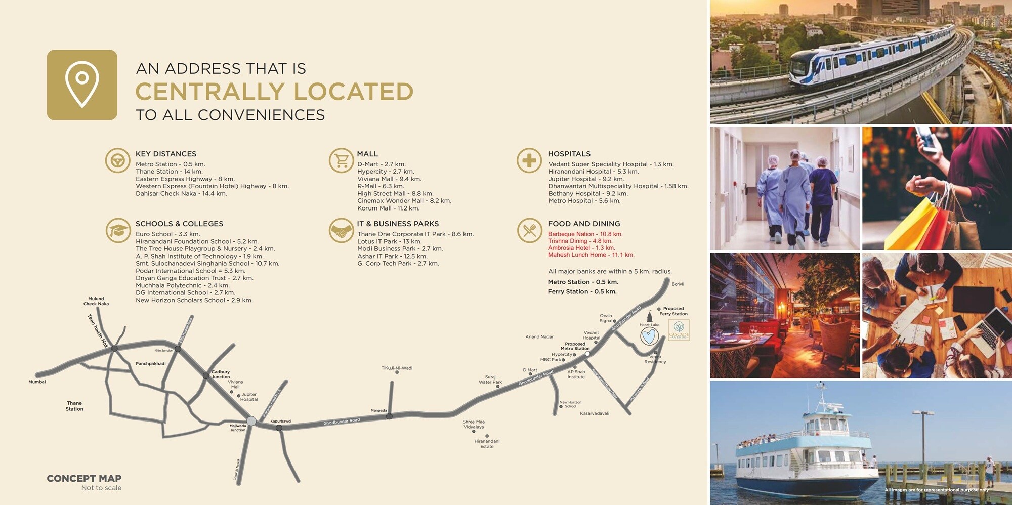 Chirag Cascade Avenue Bellagio Location Image