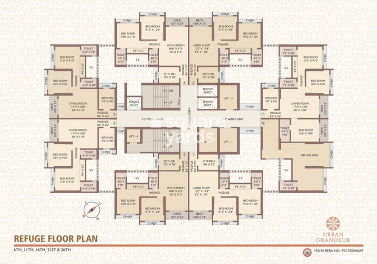 Cllaro Urban Grandeur Floor Plans 1