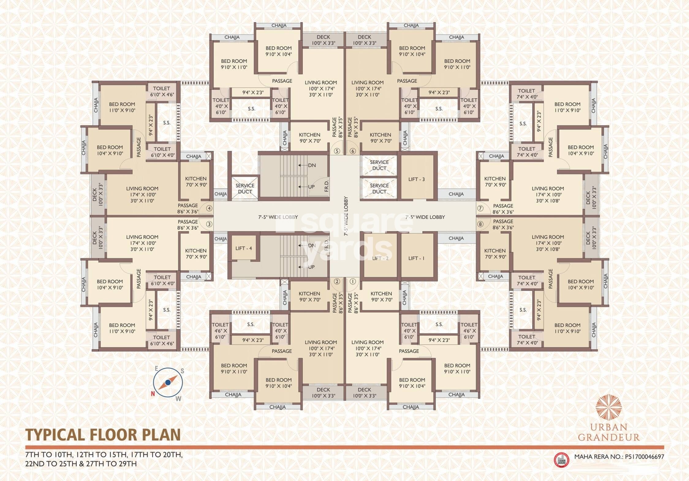 Cllaro Urban Grandeur Floor Plans 3