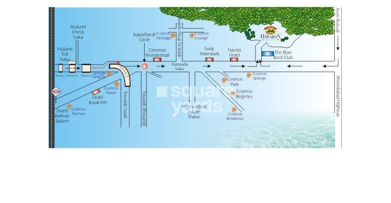 Cosmos Hawaiian Village Location Image