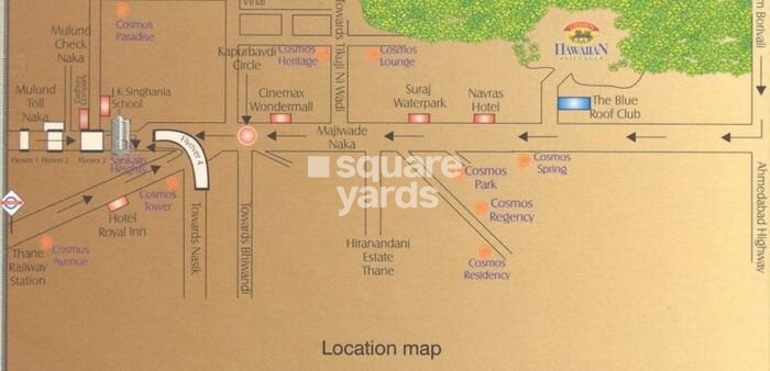 Cosmos Sankalp Heights Location Image