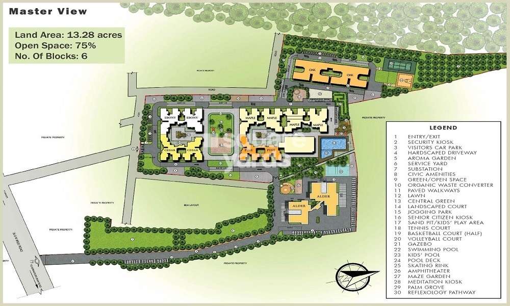 cosmos sankalp heights project master plan image1