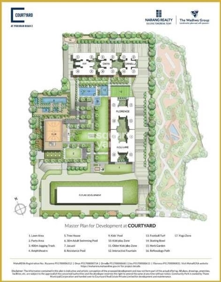 Courtyard by Narang Realty and The Wadhwa Group Master Plan Image