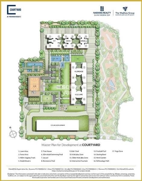 Courtyard by Narang Realty and The Wadhwa Group Master Plan Image