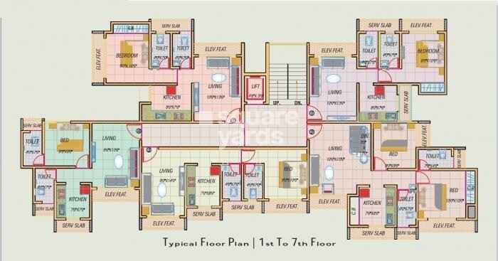 Crystal Apartments Ghodbunder Floor Plans