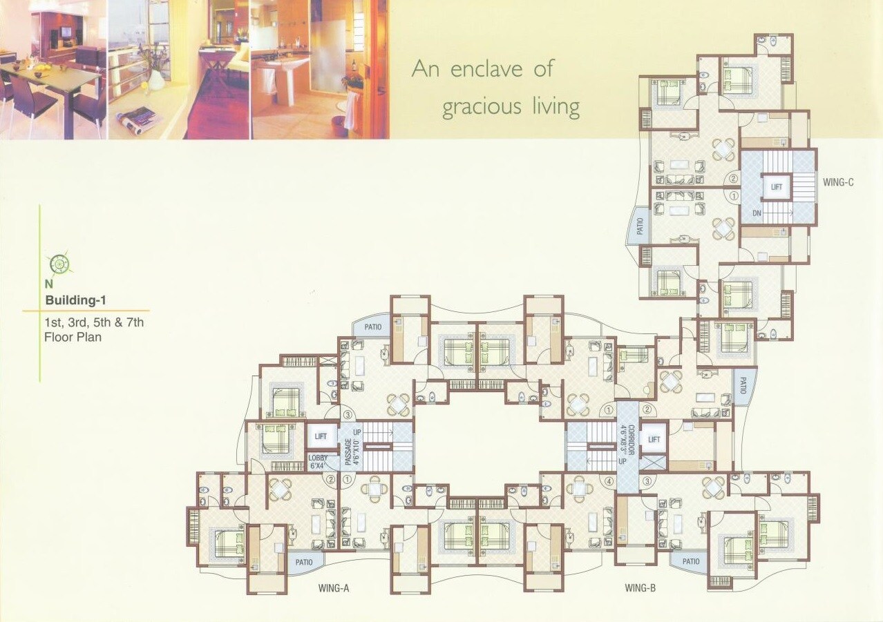 D V Shree Krishna Garden Floor Plans 1