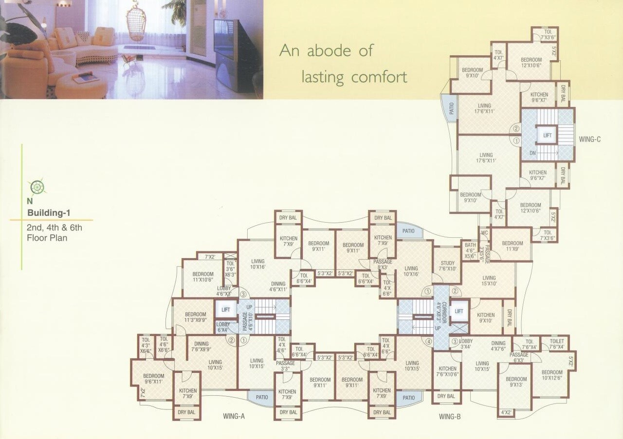 D V Shree Krishna Garden Floor Plans 2