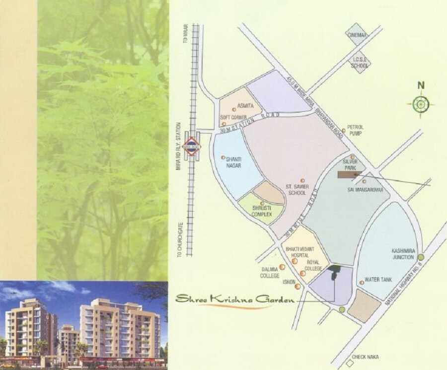 D V Shree Krishna Garden Location Image