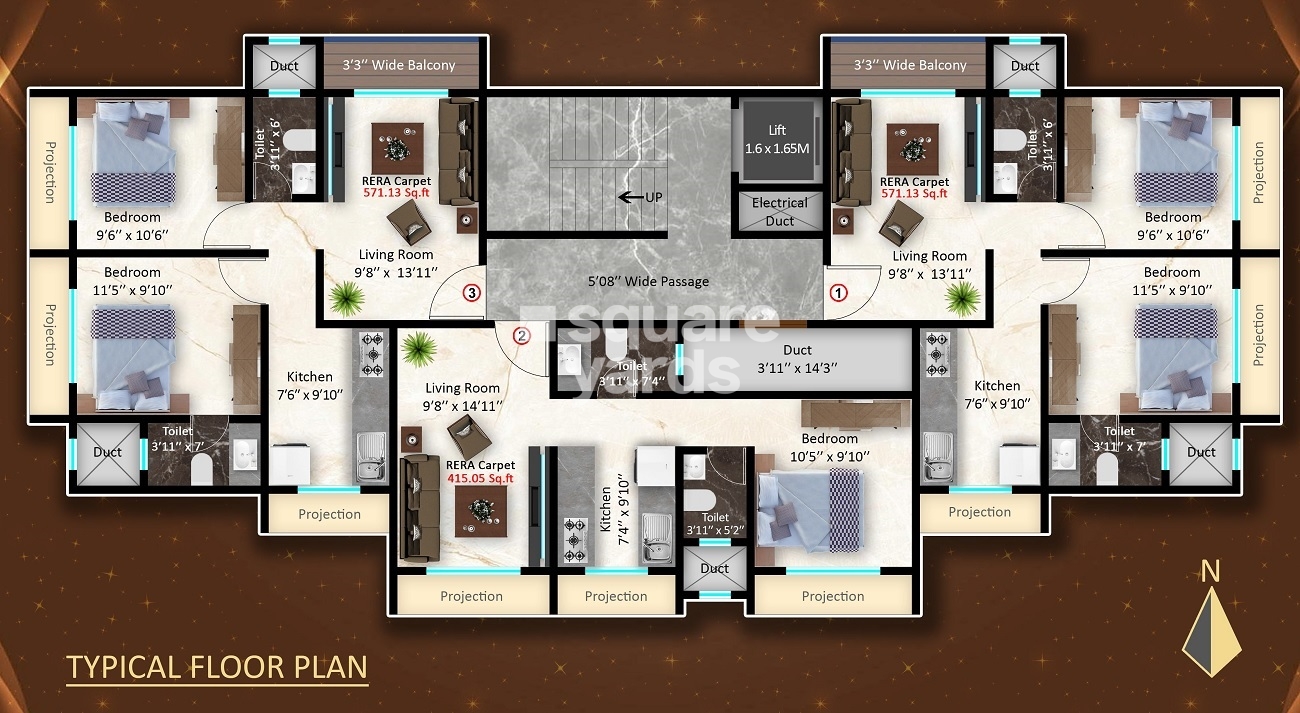 Dalvi Heights Floor Plans