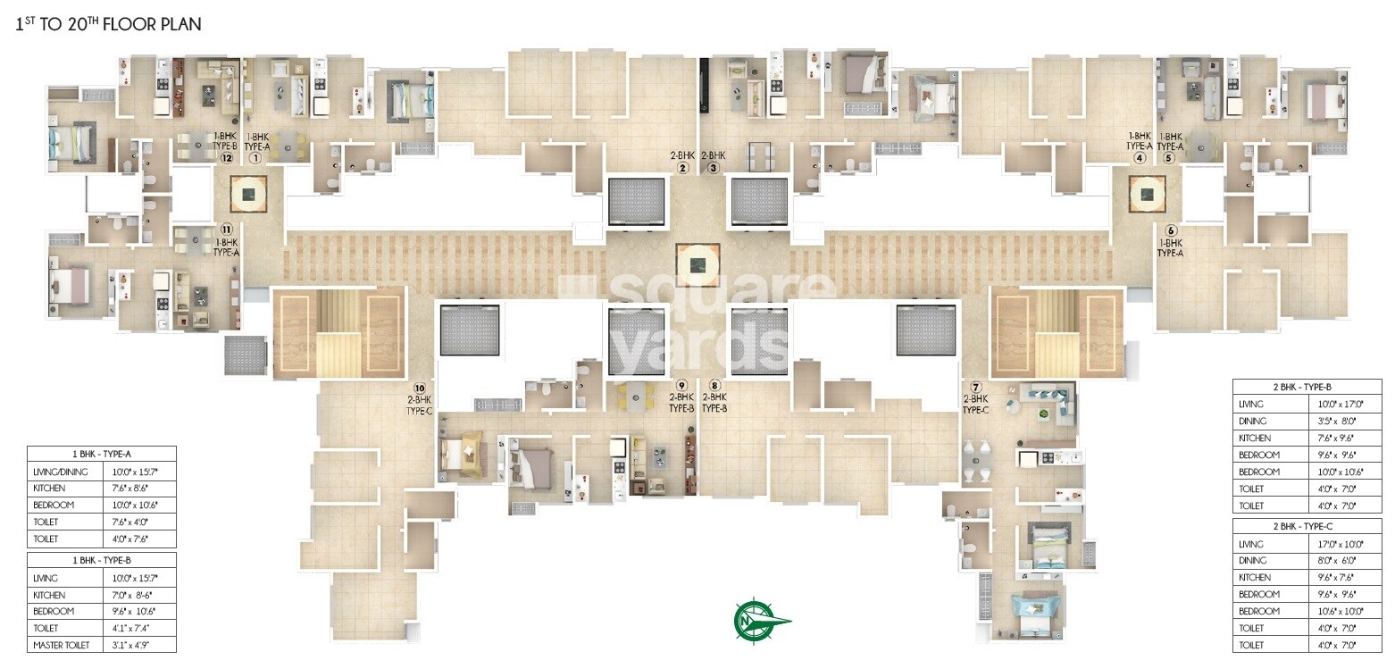 Damji Shamji Kalpvruksha Tulip Floor Plans 1