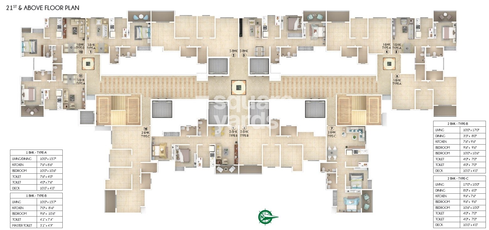 Damji Shamji Kalpvruksha Tulip Floor Plans 2