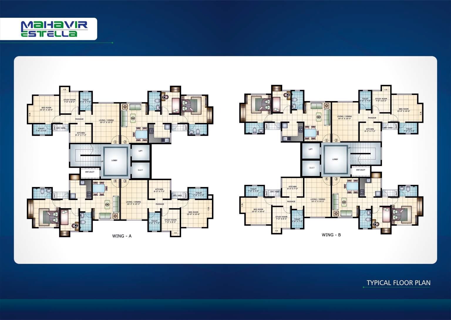 Damji Shamji Shah Mahavir Estella Floor Plans 1