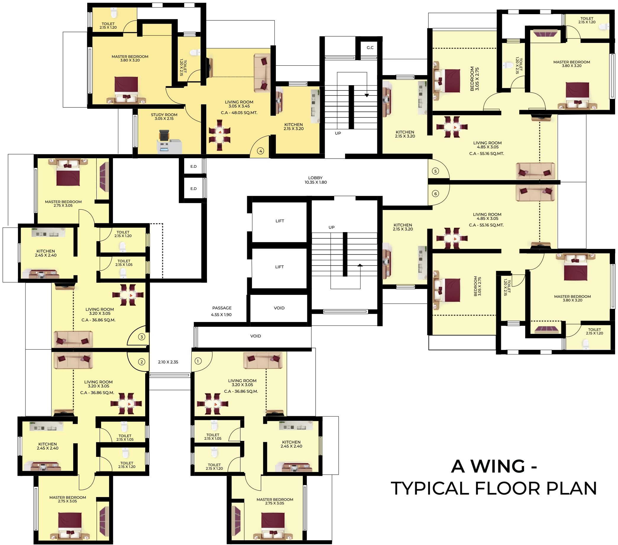 Darvesh Horizons Floor Plans