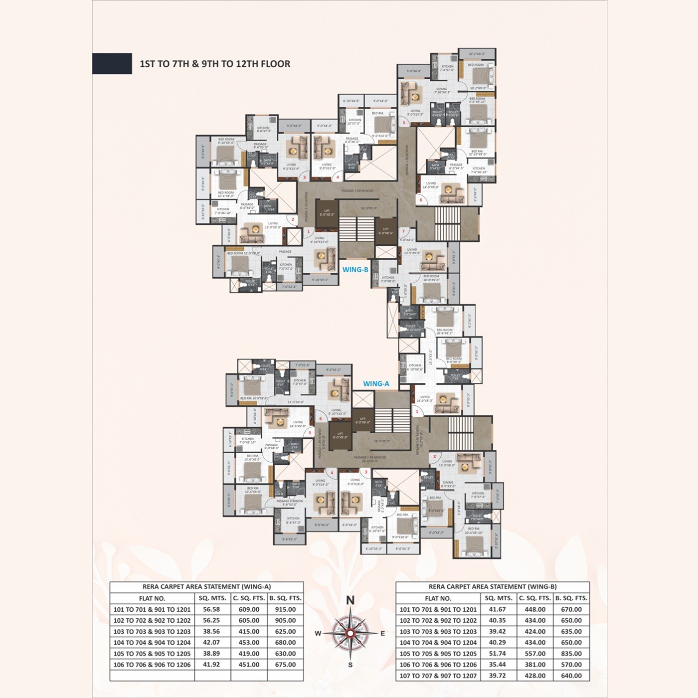 Dashmesh Heights Floor Plans