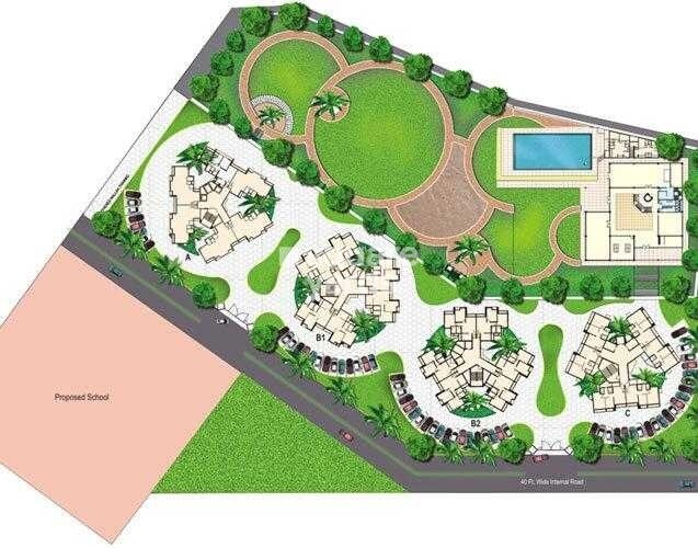 DB Realty Parkwoods Master Plan Image