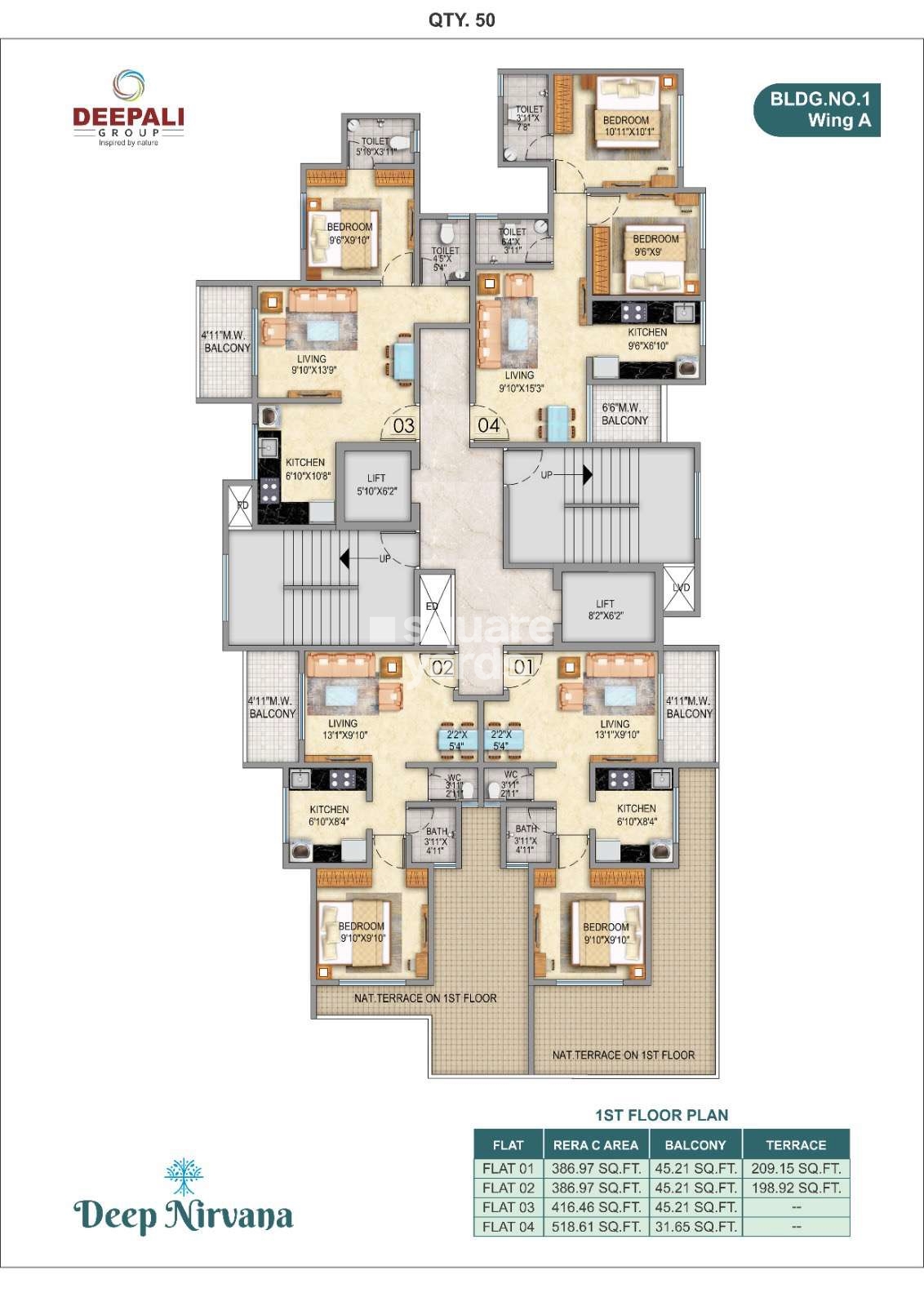 Deepali Deep Nirvana Floor Plans