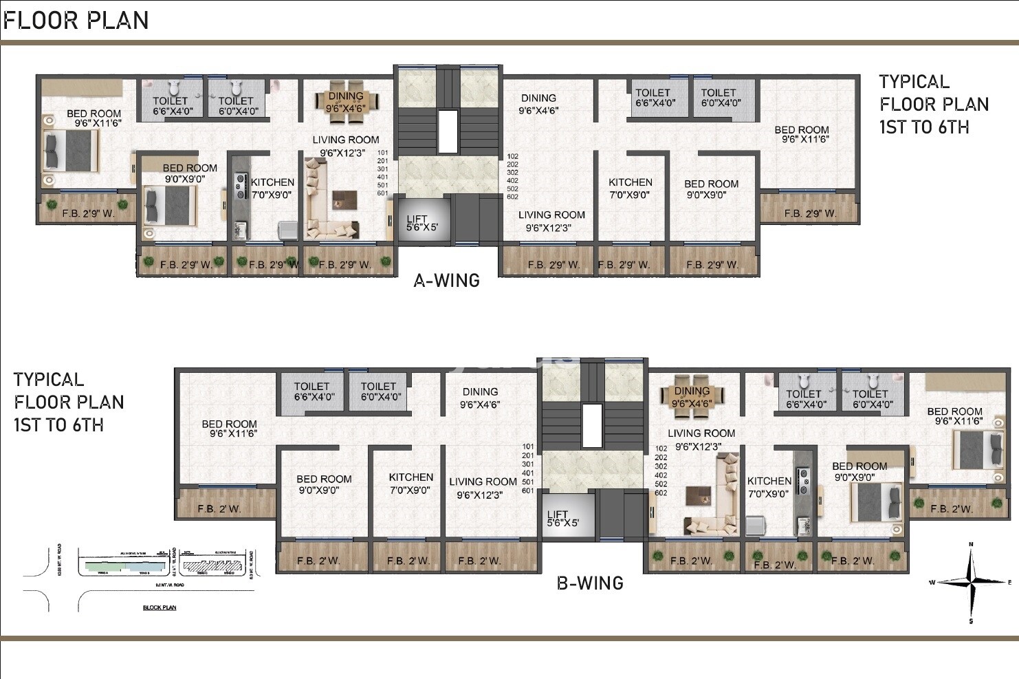 Deepali Jai Ganesh CHS Floor Plans