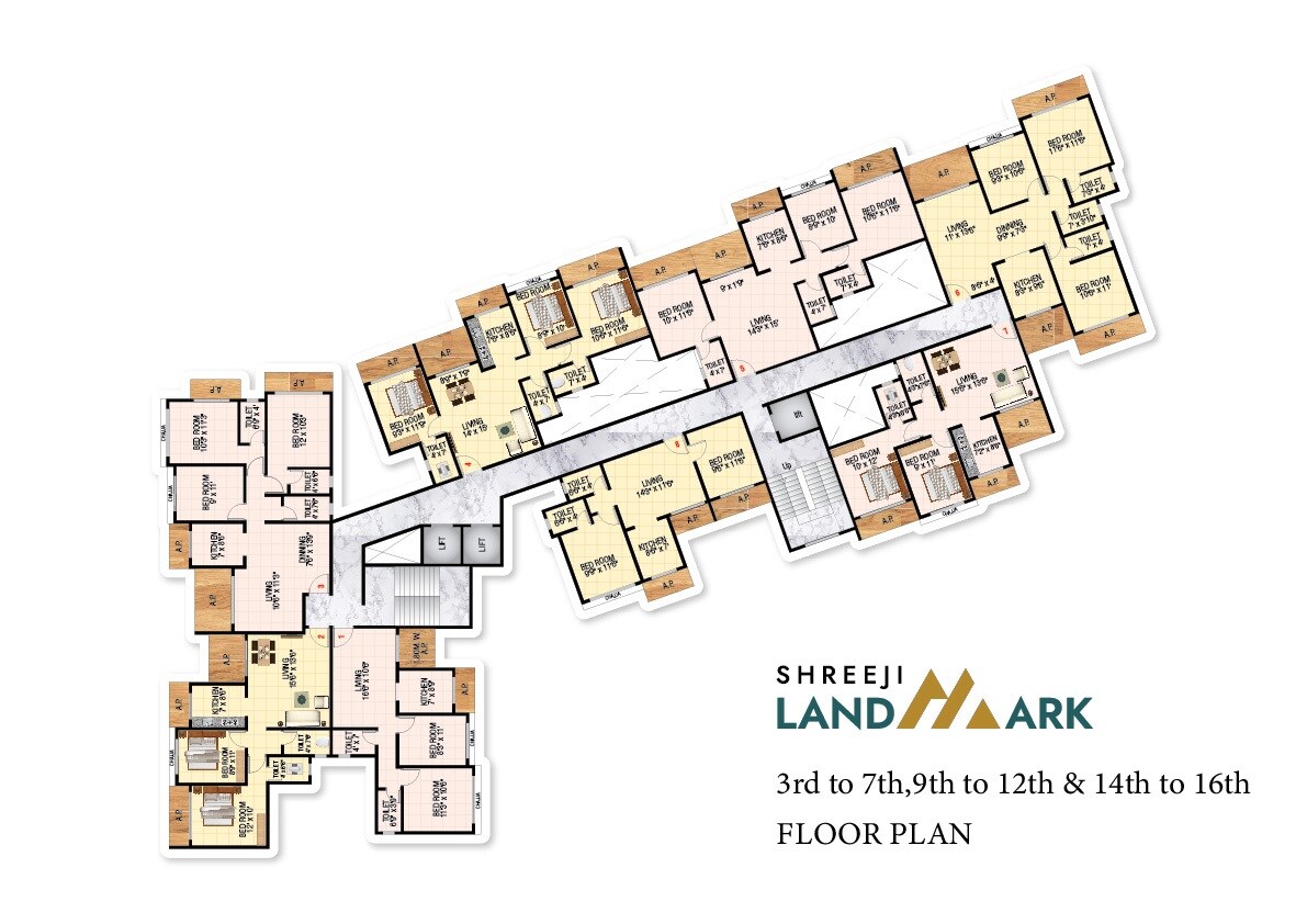 Deeplaxmi Shreeji Landmark Floor Plans 4