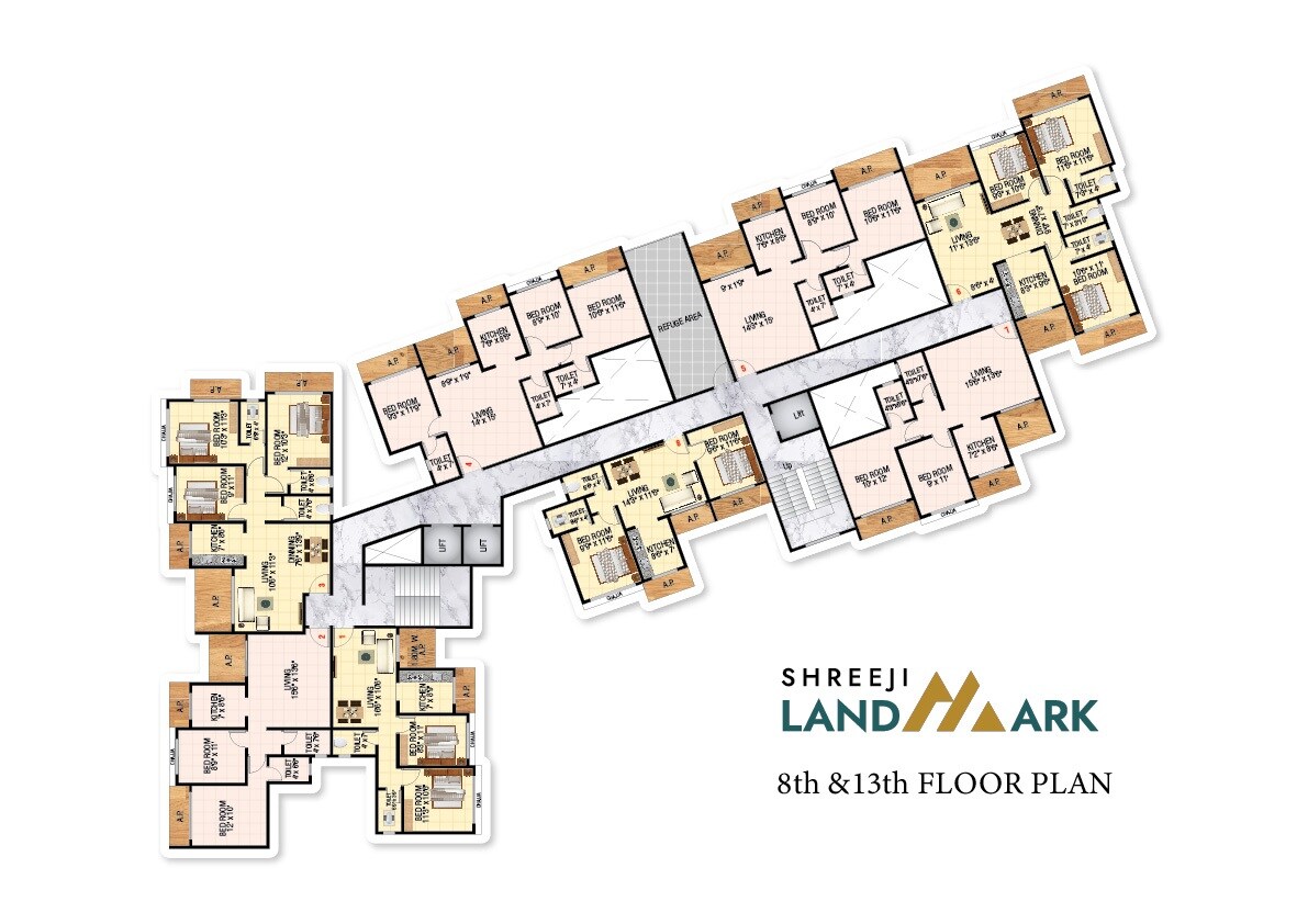 Deeplaxmi Shreeji Landmark Floor Plans 5