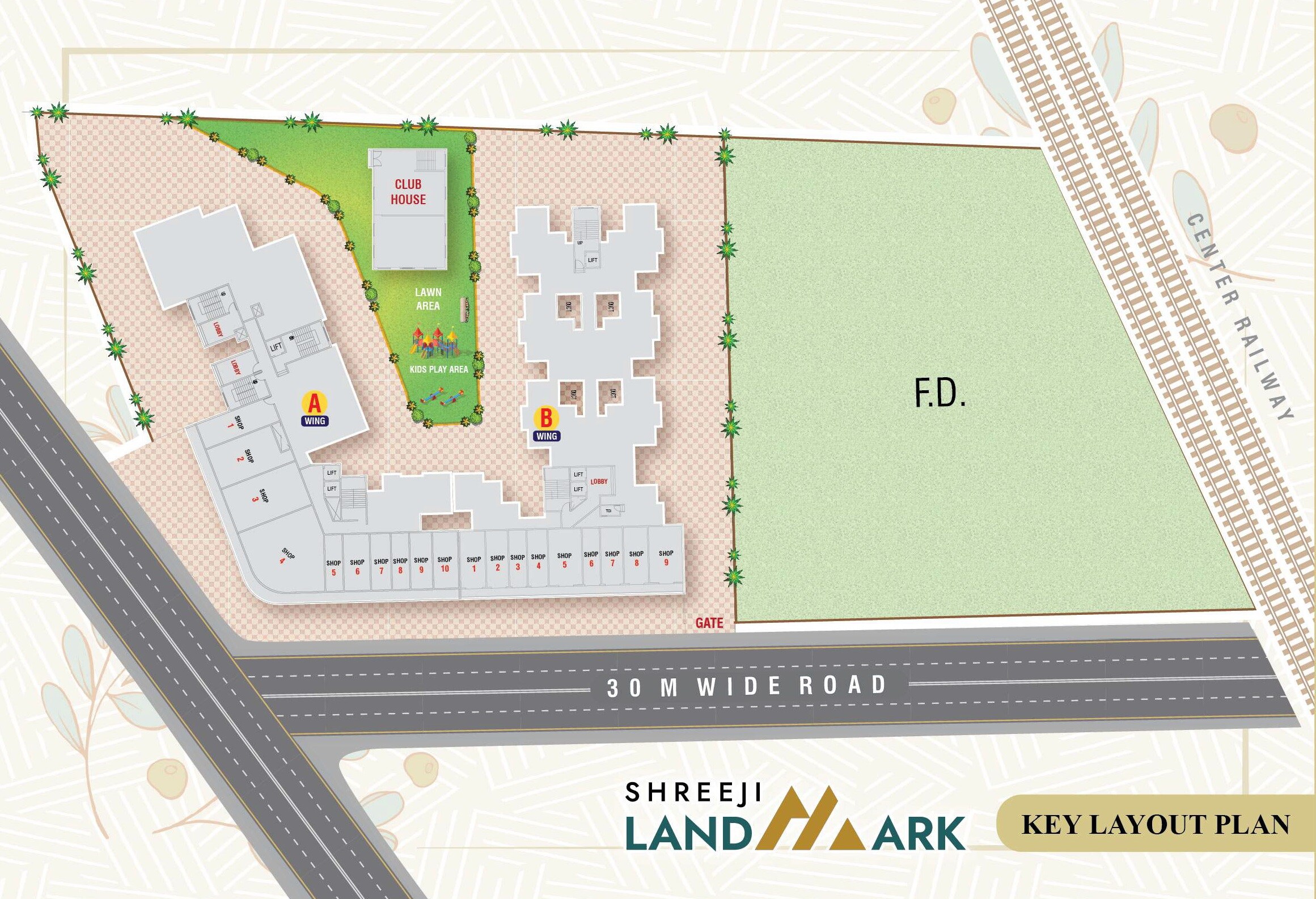 Deeplaxmi Shreeji Landmark Master Plan Image