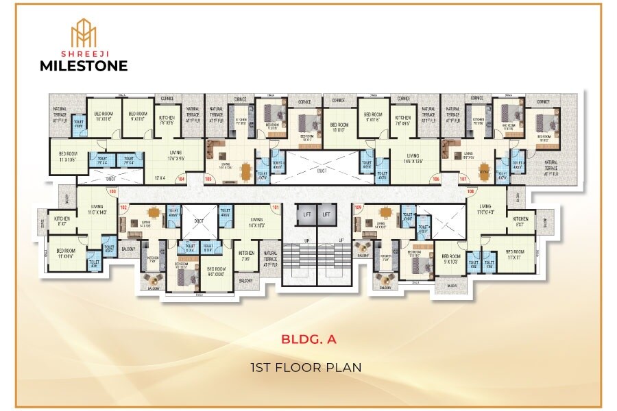 Deeplaxmi Shreeji Milestone Floor Plans