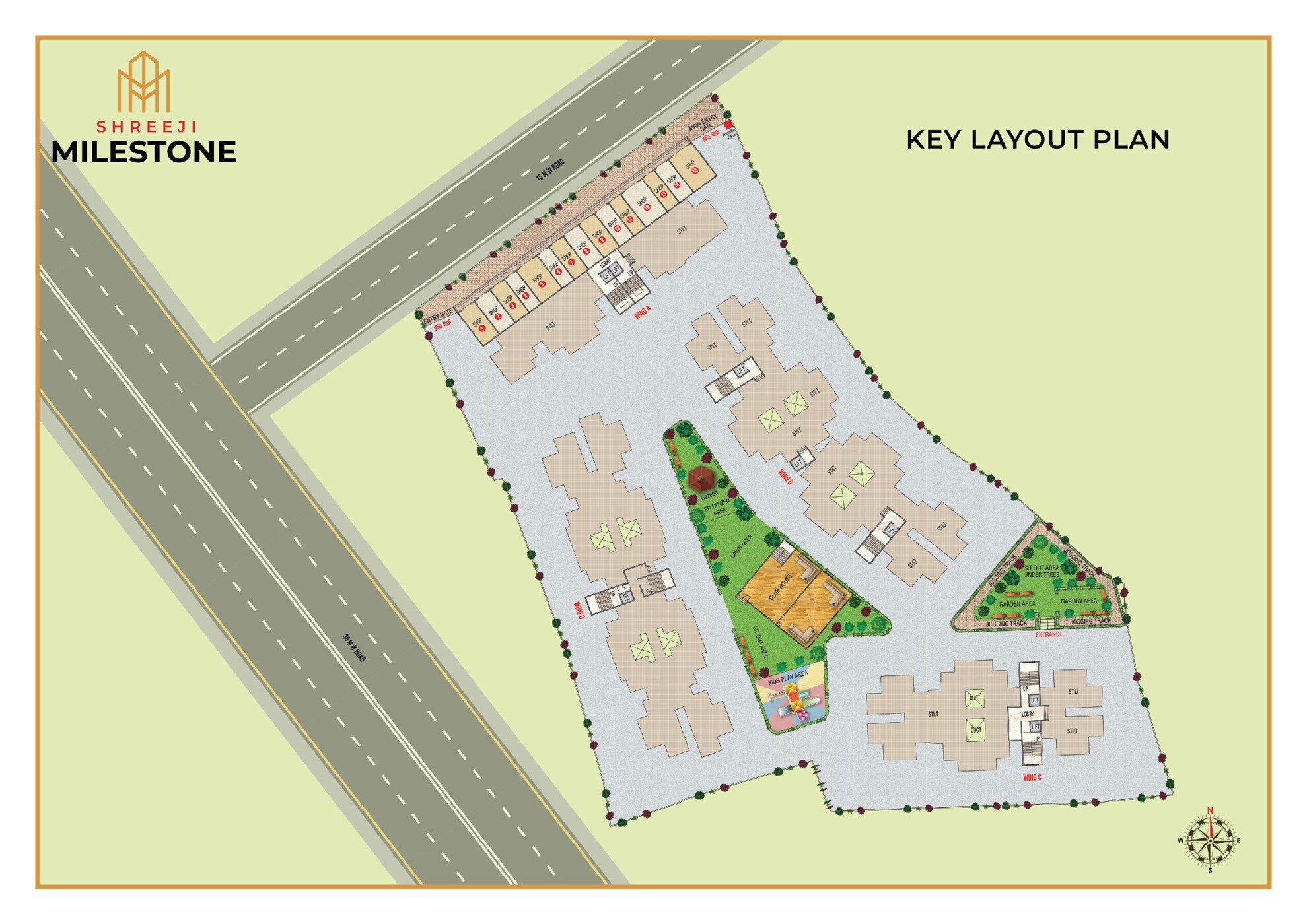 Deeplaxmi Shreeji Milestone Master Plan Image