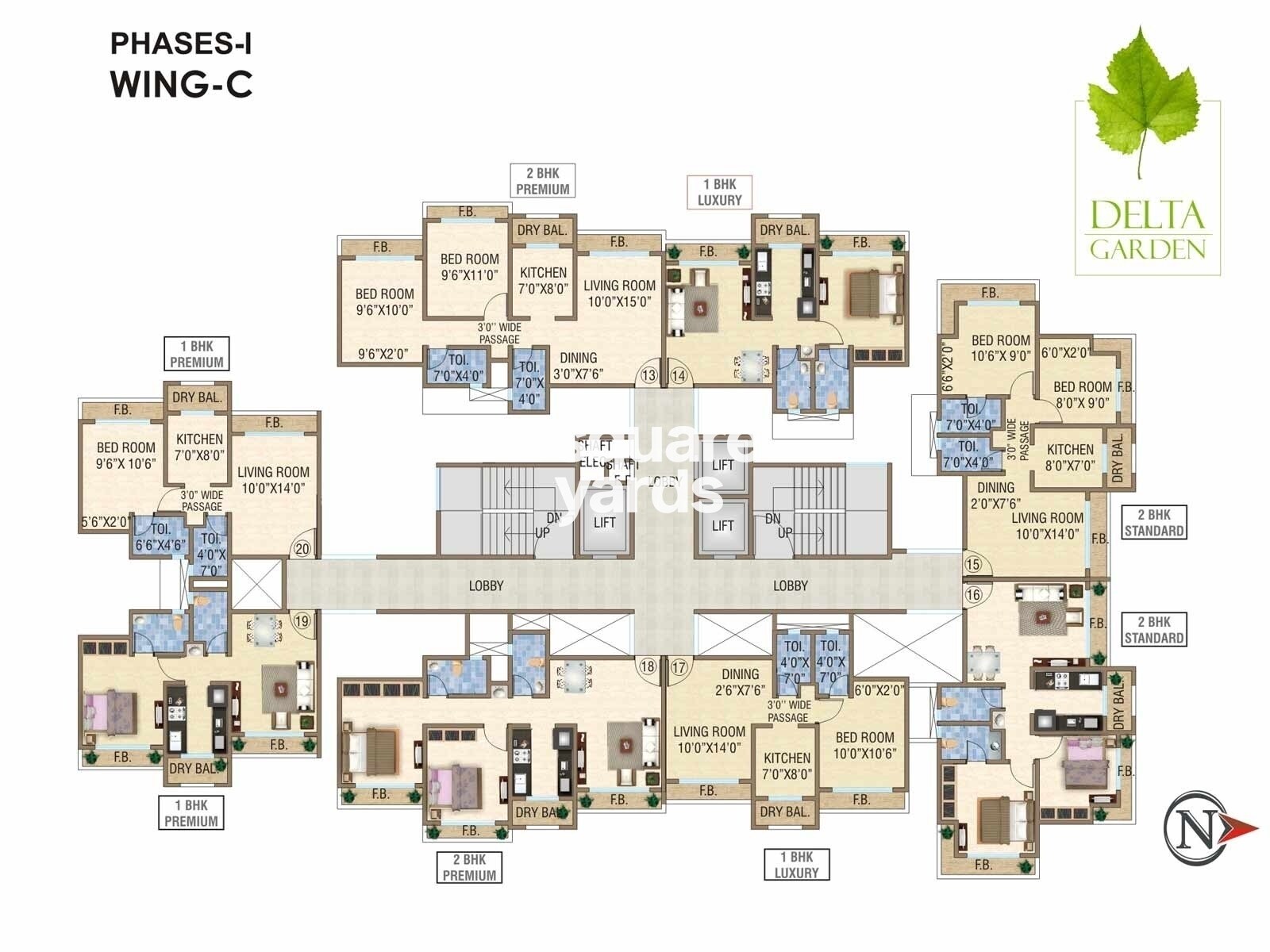 Delta Realty Delta Garden Floor Plans 2