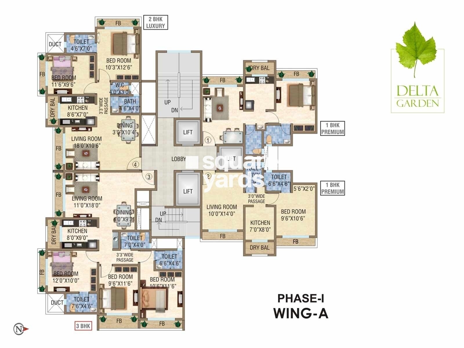 Delta Realty Delta Garden Floor Plans 4