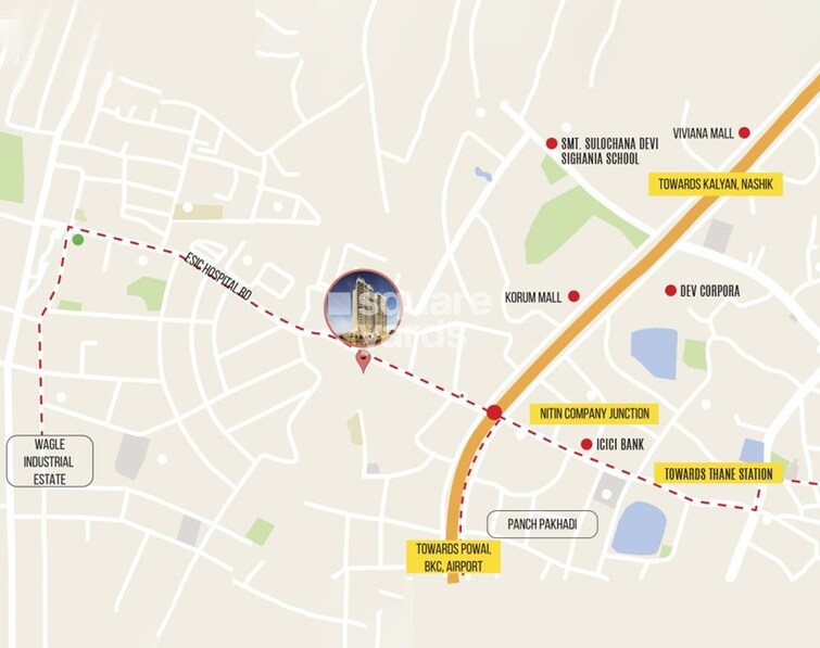 Dev Ashoka Apartment Location Image