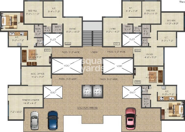 Dev Luxuria Badlapur East Floor Plans